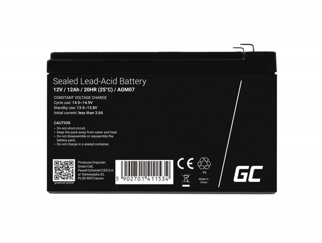 Z_Batterie AGM 12Vdc - 12Ah